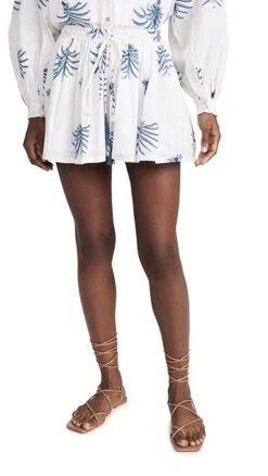 Alix Of Bohemia Christy Indigo Palm Shorts -Agolde Store abohe3014411873 1680293641233 2 0. UX357 QL90