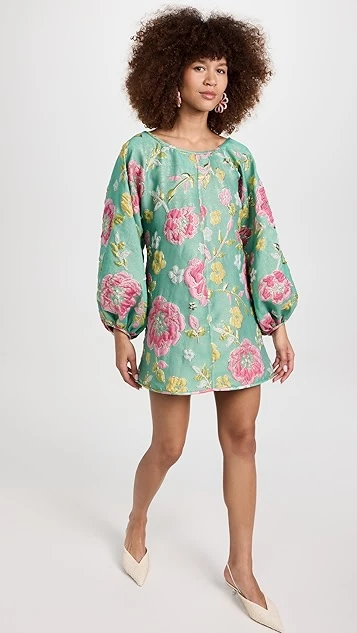 Arianne Elmy Green Slim Fit Good Luck Dress 6 Arianne Elmy Green Slim Fit Good Luck Dress - Image 4