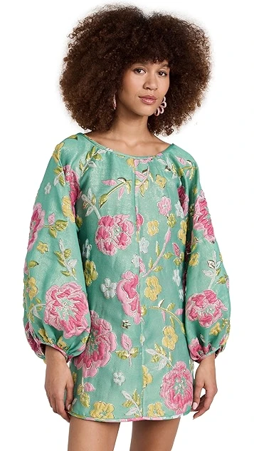 Arianne Elmy Green Slim Fit Good Luck Dress 9 Arianne Elmy Green Slim Fit Good Luck Dress - Image 7