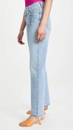 AGOLDE Crisscross Straight Legged Jeans -Agolde Store agole3061387612 1643212944314 2 0. UX357 QL90
