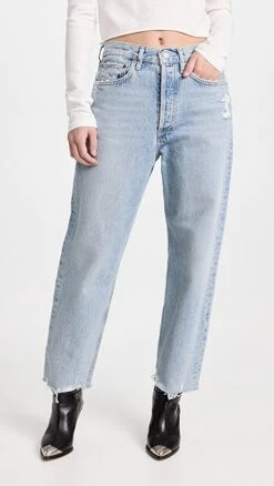 AGOLDE 90's Crop Mid Rise Jeans