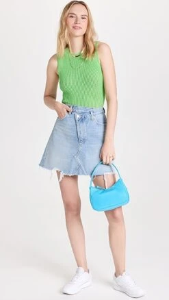 AGOLDE Crisscross Skirt -Agolde Store agole30660153a7 1652722205901 2 0. UX357 QL90