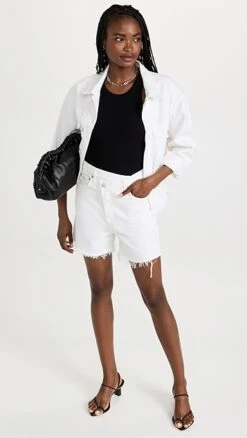 AGOLDE Crisscross Shorts 12 AGOLDE Crisscross Shorts -Agolde Store agole3066123675 1652998042601 2 0. UX357 QL90