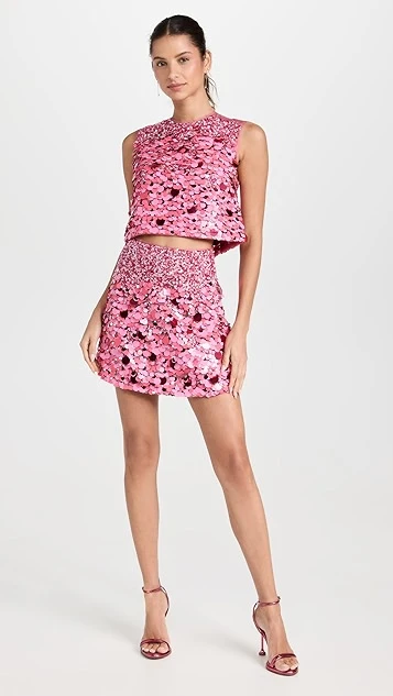 Aje Cherie Sequin Mini Skirt 6 Aje Cherie Sequin Mini Skirt - Image 4