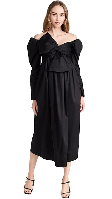 Aje Valentina Bow Midi Dress 8 Aje Valentina Bow Midi Dress - Image 6