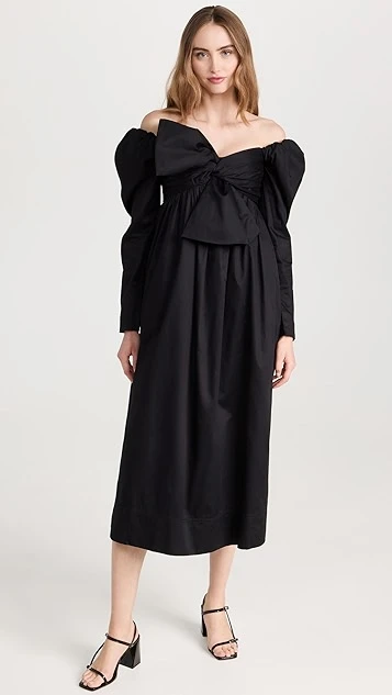 Aje Valentina Bow Midi Dress 9 Aje Valentina Bow Midi Dress - Image 7