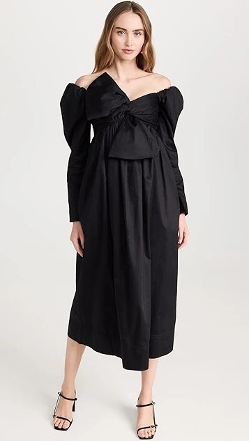 Aje Valentina Bow Midi Dress 3 Aje Valentina Bow Midi Dress