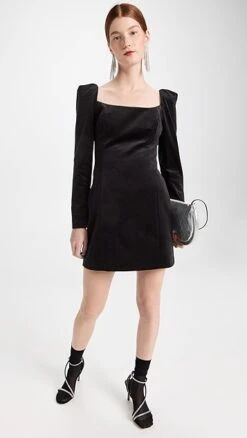 A.L.C. Carolyn Velvet Mini Dress 12 A.L.C. Carolyn Velvet Mini Dress -Agolde Store alccc424351cd2d 1666800751688 2 0. UX357 QL90