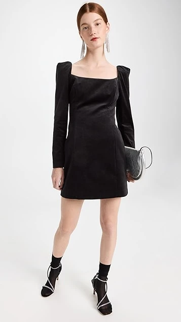 A.L.C. Carolyn Velvet Mini Dress 6 A.L.C. Carolyn Velvet Mini Dress - Image 4