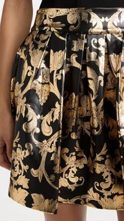 Alice + Olivia Fizer Vegan Leather Box Pleated Skirt -Agolde Store alice465081e551 1663859413335 2 0. UX357 QL90