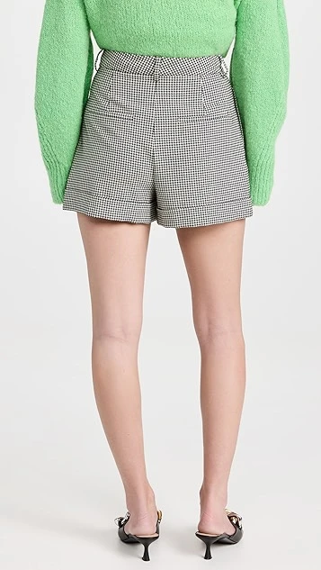 Alice + Olivia Conry Angled Tapered Cuff Shorts 4 Alice + Olivia Conry Angled Tapered Cuff Shorts - Image 2