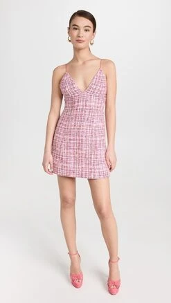 Alice + Olivia Carli Spaghetti Strap Tweed Dress 12 Alice + Olivia Carli Spaghetti Strap Tweed Dress -Agolde Store alice4661221776 1678142571609 2 0. UX357 QL90