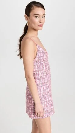 Alice + Olivia Carli Spaghetti Strap Tweed Dress 11 Alice + Olivia Carli Spaghetti Strap Tweed Dress -Agolde Store alice4661221776 1678142571676 2 0. UX357 QL90