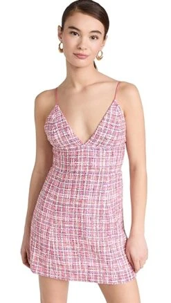 Alice + Olivia Carli Spaghetti Strap Tweed Dress 14 Alice + Olivia Carli Spaghetti Strap Tweed Dress -Agolde Store alice4661221776 1678142571767 2 0. UX357 QL90