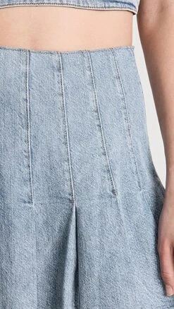 Alice + Olivia Carter Denim Skirt 13 Alice + Olivia Carter Denim Skirt -Agolde Store alice466391f851 1681479250129 2 0. UX357 QL90