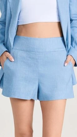 Alice + Olivia Donald High Waisted Shorts