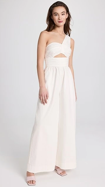 AMUR Laurie One Shoulder Jumpsuit 6 AMUR Laurie One Shoulder Jumpsuit - Image 4