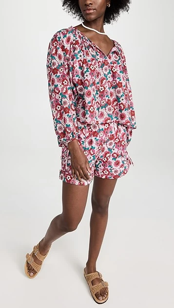 Antik Batik Blossom Shorts 6 Antik Batik Blossom Shorts - Image 4