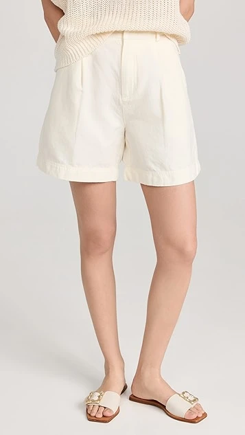 Apiece Apart Francoise Pleated Shorts 3 Apiece Apart Francoise Pleated Shorts
