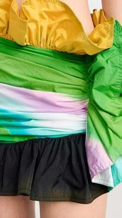 Area Ombre Nylon Ruffle Miniskirt -Agolde Store areaa302471ac51 1680100342567 2 0. UX357 QL90