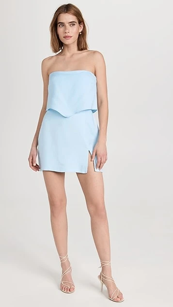 Amanda Uprichard Matea Skort Romper 6 Amanda Uprichard Matea Skort Romper - Image 4