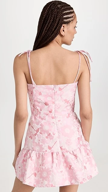 Amanda Uprichard Champagne Skort Romper 4 Amanda Uprichard Champagne Skort Romper - Image 2