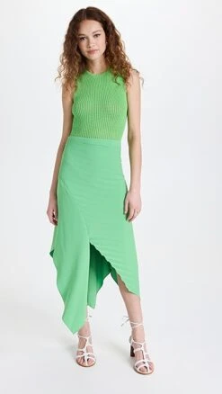 A.W.A.K.E. MODE Asymmetric Pleated Skirt -Agolde Store awake302521ba2d 1652366883719 2 0. UX357 QL90