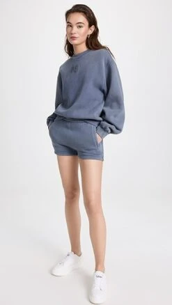 Alexander Wang Essential Terry Sweatshort With Puff Paint Logo 12 Alexander Wang Essential Terry Sweatshort With Puff Paint Logo -Agolde Store awang439101f57b 1677792143271 2 0. UX357 QL90