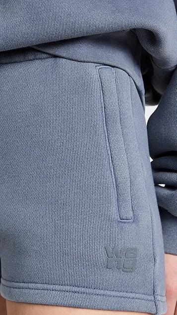 Alexander Wang Essential Terry Sweatshort With Puff Paint Logo 7 Alexander Wang Essential Terry Sweatshort With Puff Paint Logo - Image 5