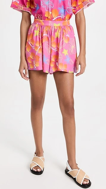 BruceGlen Tiki Floral Printed Shorts 8 BruceGlen Tiki Floral Printed Shorts - Image 6