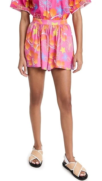 BruceGlen Tiki Floral Printed Shorts 9 BruceGlen Tiki Floral Printed Shorts - Image 7