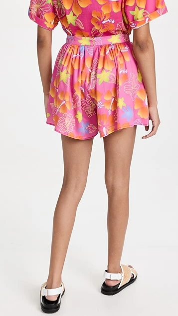 BruceGlen Tiki Floral Printed Shorts 4 BruceGlen Tiki Floral Printed Shorts - Image 2