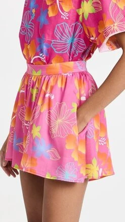 BruceGlen Tiki Floral Printed Shorts 11 BruceGlen Tiki Floral Printed Shorts -Agolde Store bglen300411eee2 1670532394768 2 0. UX357 QL90