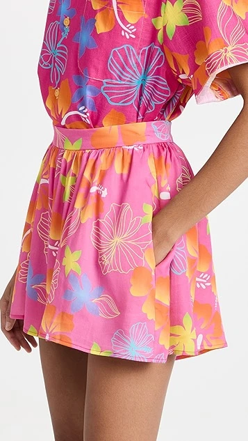 BruceGlen Tiki Floral Printed Shorts 5 BruceGlen Tiki Floral Printed Shorts - Image 3