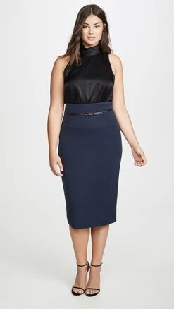 Black Halo High Waisted Pencil Skirt 11 Black Halo High Waisted Pencil Skirt -Agolde Store black3017110962 q4 2 2. UX357 QL90