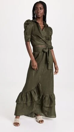 Chen Burkett Sao Paolo Wrap Skirt -Agolde Store cburk30023102c8 1683040760855 2 0. UX357 QL90