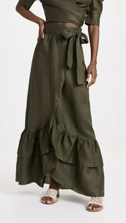 Chen Burkett Sao Paolo Wrap Skirt