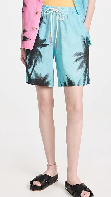 Mira Mikati Printed Elasticated Bermuda Shorts 3 Mira Mikati Printed Elasticated Bermuda Shorts