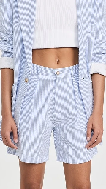 Denimist Double Pleat Shorts 3 Denimist Double Pleat Shorts