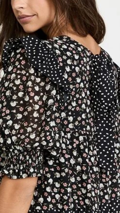 English Factory Floral & Dot Print Maxi Dress -Agolde Store efact3064310c4d 1636575117249 2 0. UX357 QL90