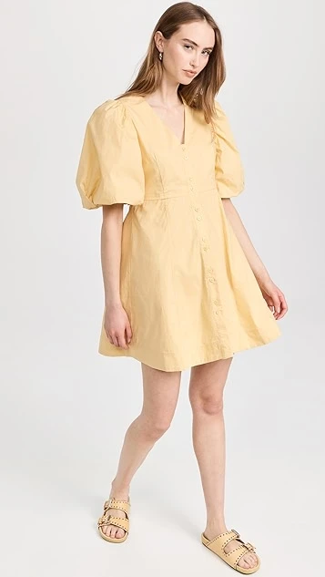 English Factory Buttons Detail Mini Dress 6 English Factory Buttons Detail Mini Dress - Image 4