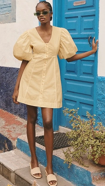 English Factory Buttons Detail Mini Dress 7 English Factory Buttons Detail Mini Dress - Image 5