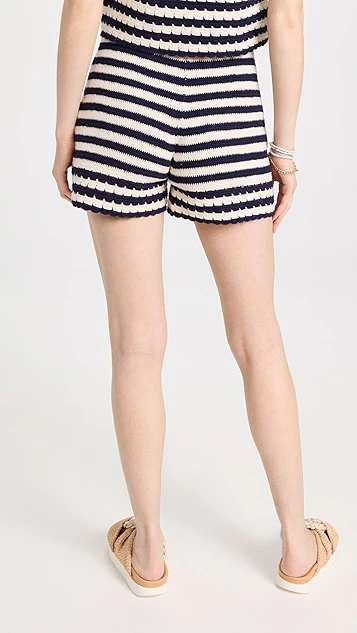 Eleven Six Lara Crochet Stripe Shorts 5 Eleven Six Lara Crochet Stripe Shorts - Image 3
