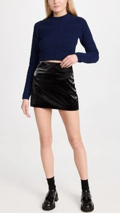 Enza Costa Satin Finish Leather Miniskirt 12 Enza Costa Satin Finish Leather Miniskirt -Agolde Store enzac410461cd2d 1667403430216 2 0. UX357 QL90