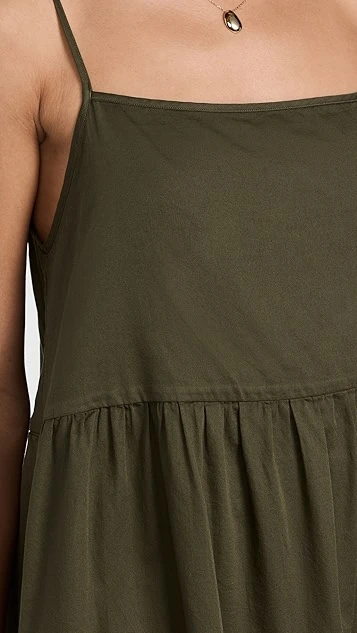 Enza Costa Cool Cotton Strappy Tiered Dress 7 Enza Costa Cool Cotton Strappy Tiered Dress - Image 5