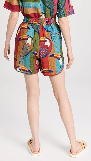 FARM Rio Wonderful Toucans Uni Shorts 4 FARM Rio Wonderful Toucans Uni Shorts - Image 2