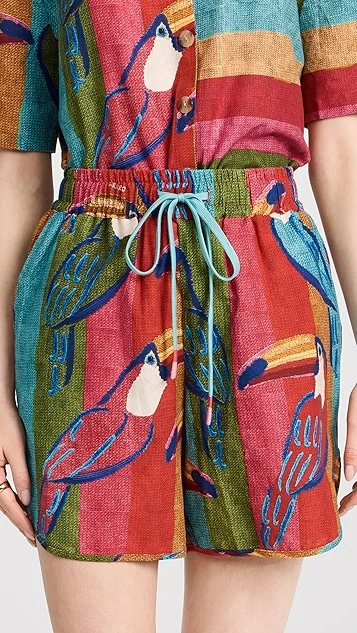 FARM Rio Wonderful Toucans Uni Shorts 9 FARM Rio Wonderful Toucans Uni Shorts - Image 7