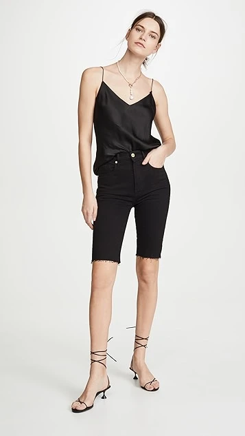 FRAME Le Vintage Bermuda Raw Edge Shorts 6 FRAME Le Vintage Bermuda Raw Edge Shorts - Image 4