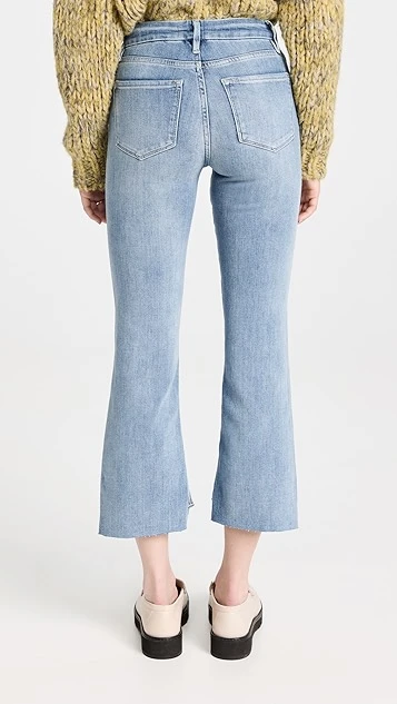 FRAME Le Crop Mini Boot Step Fray Jeans 4 FRAME Le Crop Mini Boot Step Fray Jeans - Image 2