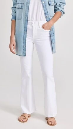 FRAME Le Easy Flare Raw After Jeans